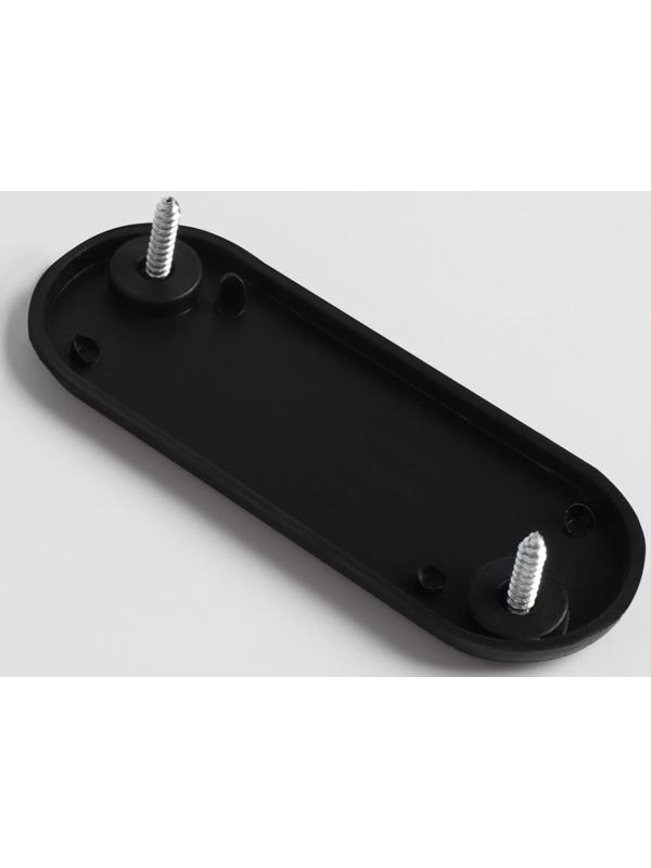 Замок кодовый для чемодана, с креплениями, 3,3 × 8,3 × 1,8 см, цвет чёрный