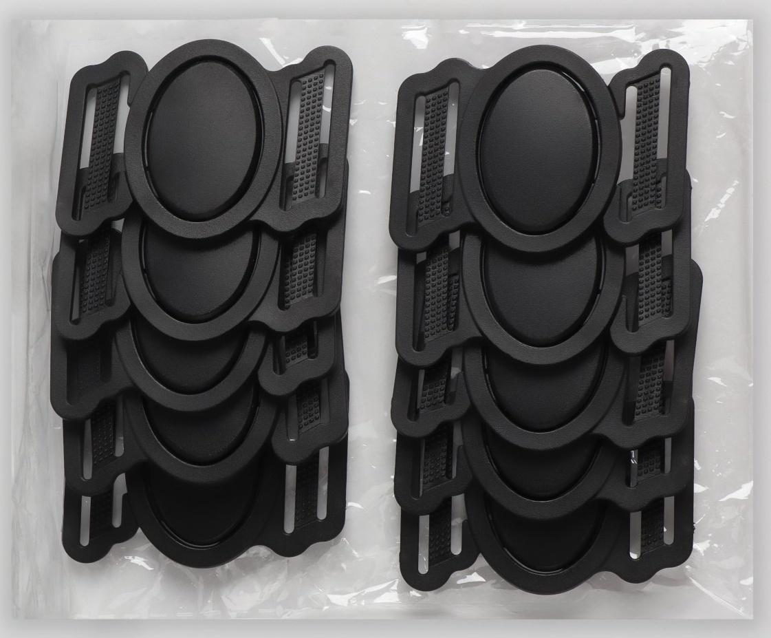 Фастекс 25 мм, 5.2×4 см, 10 шт., чёрный