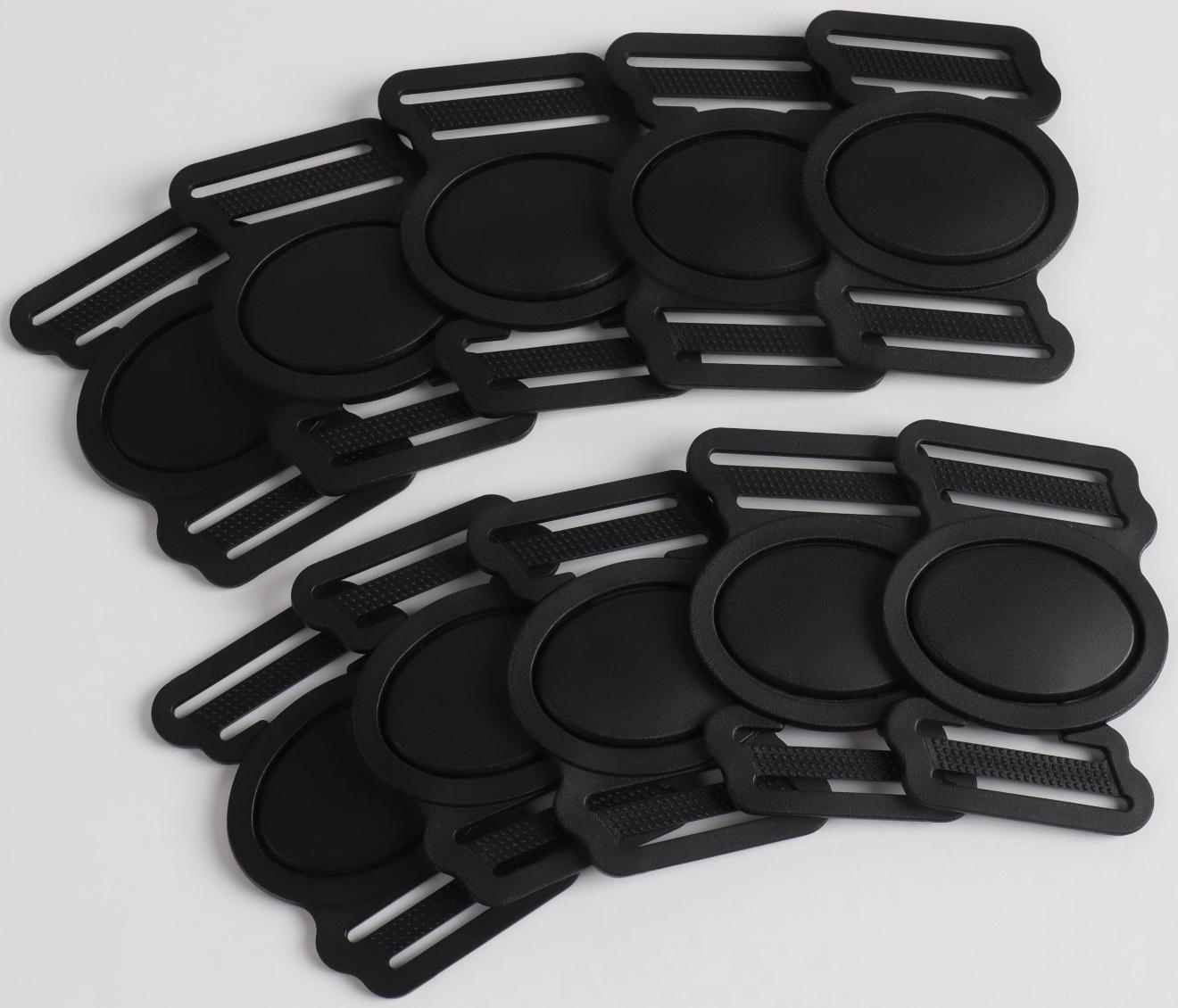 Фастекс 25 мм, 5.2×4 см, 10 шт., чёрный