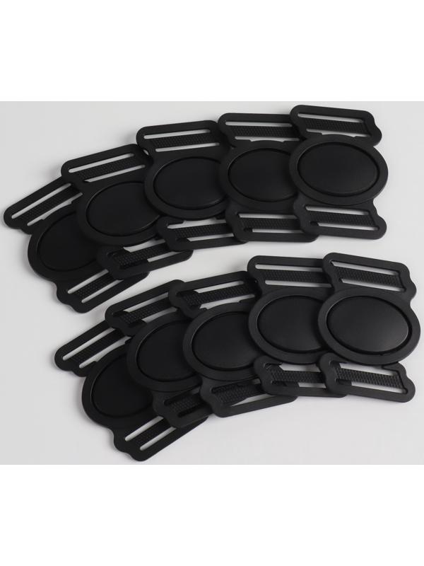 Фастекс 25 мм, 5.2×4 см, 10 шт., чёрный