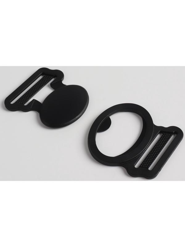 Фастекс 25 мм, 5.2×4 см, 10 шт., чёрный