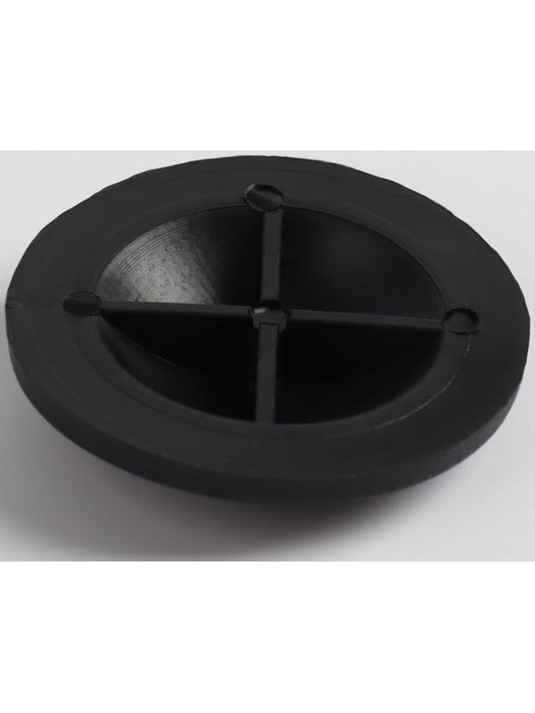 Ножки для чемодана, круглые, d 40 × 8 мм, набор 10 шт, цвет чёрный