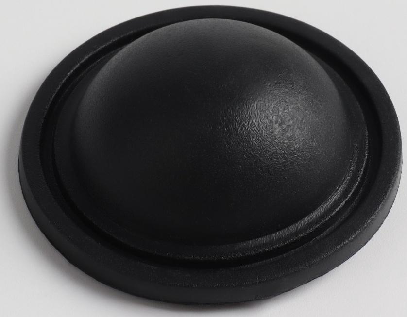 Ножки для чемодана, круглые, d 40 × 15 мм, набор 10 шт, цвет чёрный