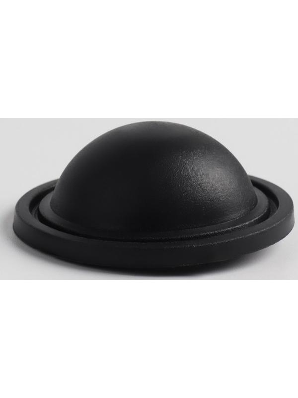 Ножки для чемодана, круглые, d 40 × 15 мм, набор 10 шт, цвет чёрный