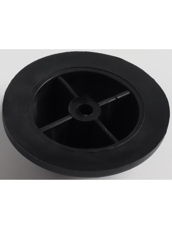 Ножки для чемодана, круглые, d 40 × 15 мм, набор 10 шт, цвет чёрный