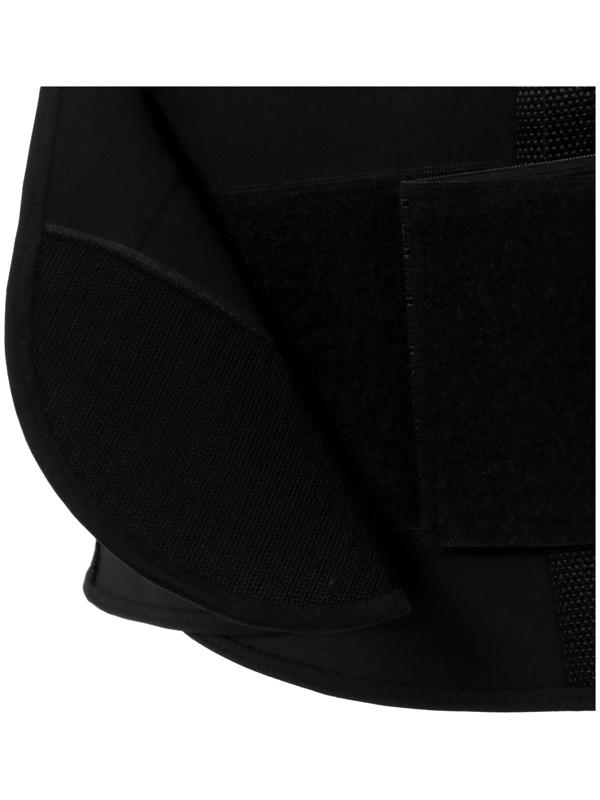 Пояс на талию ONLYTOP fitness, размер S-M, цвет черный, для похудения