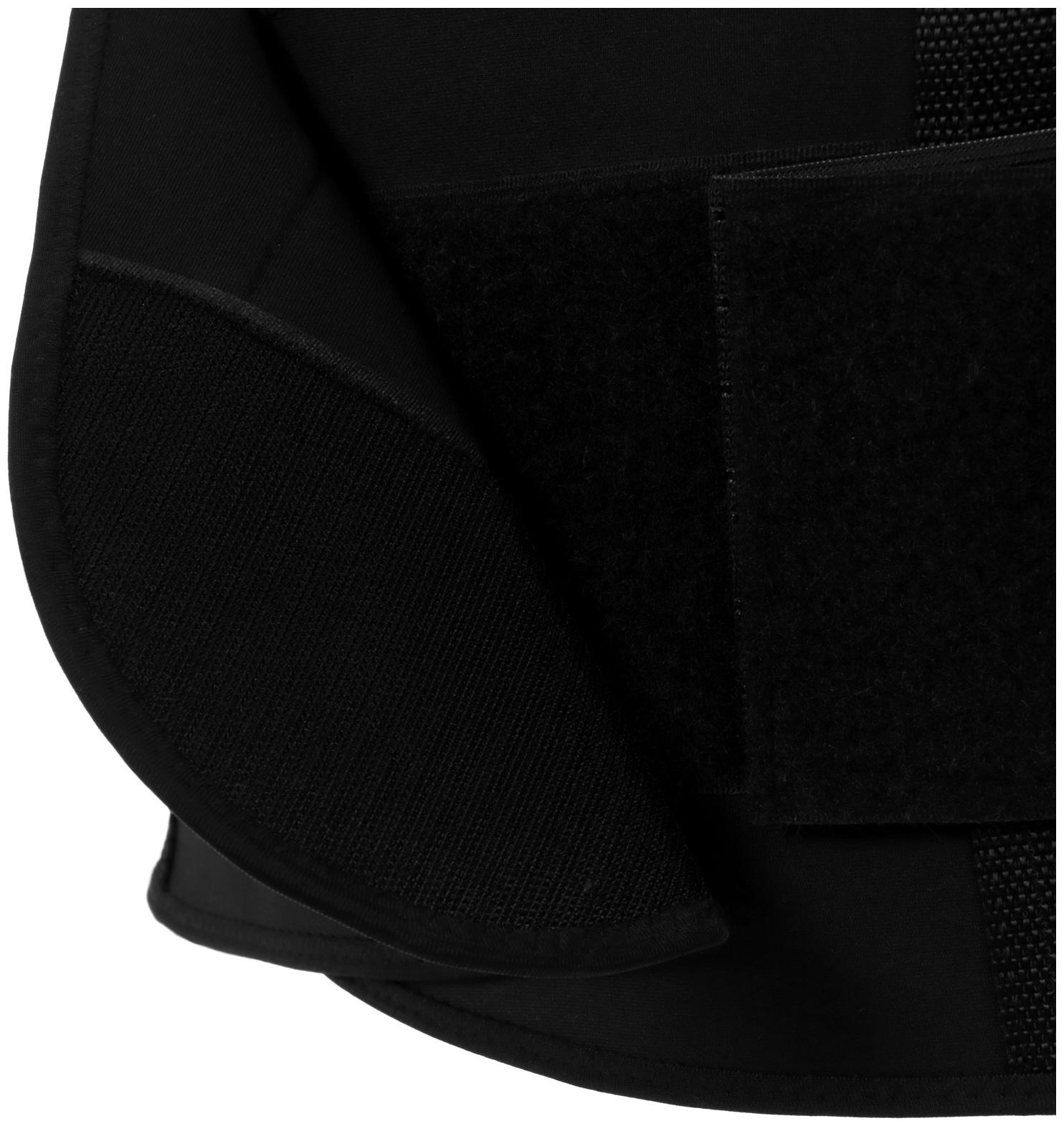 Пояс на талию ONLYTOP fitness, размер L-XL, цвет черный, для похудения