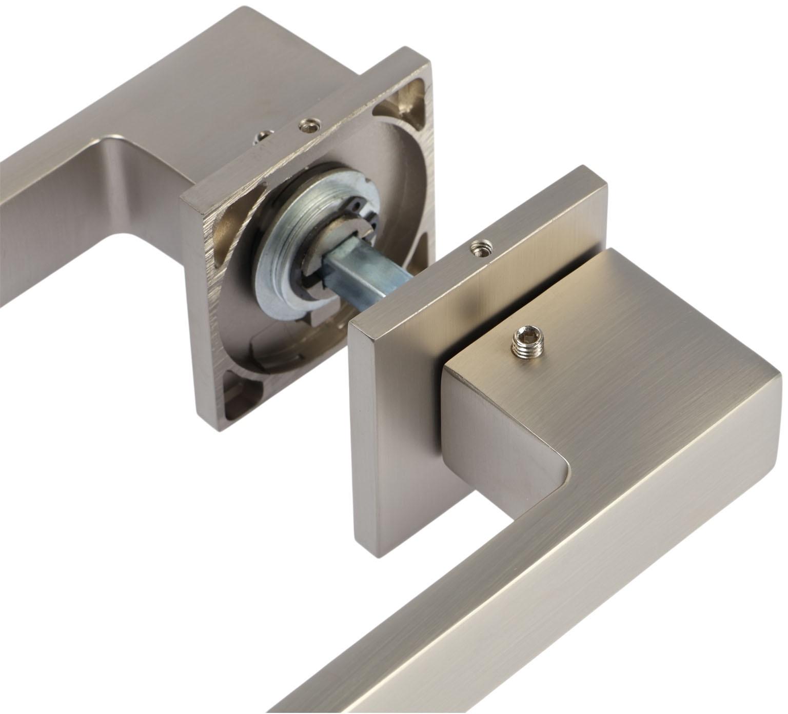 Ручка раздельная LOCKLAND 004 MSN, цвет матовый сатиновый никель