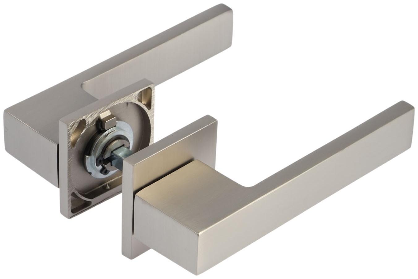 Ручка раздельная LOCKLAND 004 MSN, цвет матовый сатиновый никель