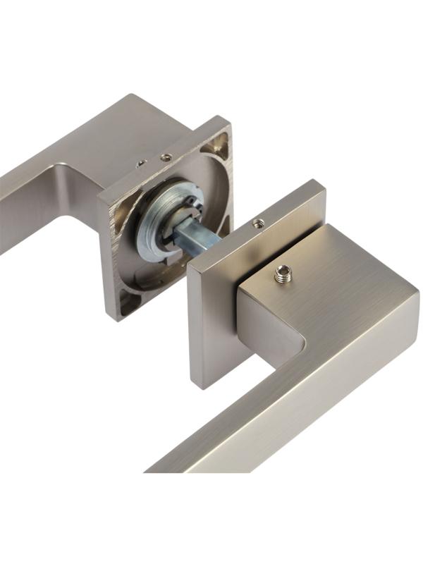 Ручка раздельная LOCKLAND 004 MSN, цвет матовый сатиновый никель