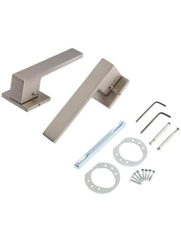 Ручка раздельная LOCKLAND 004 MSN, цвет матовый сатиновый никель