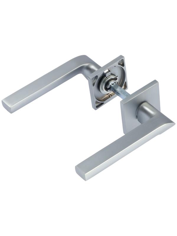 Ручка раздельная LOCKLAND 006 MSC, цвет матовый сатиновый хром