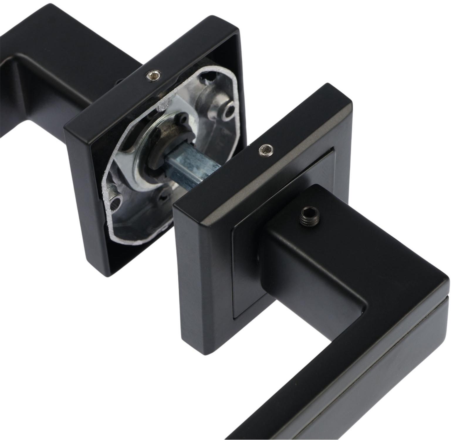 Ручка раздельная LOCKLAND 010 BL, цвет черный