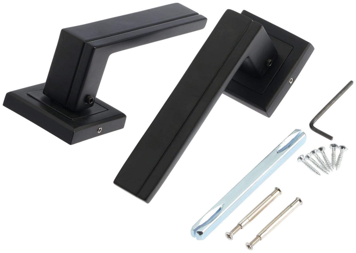 Ручка раздельная LOCKLAND 010 BL, цвет черный