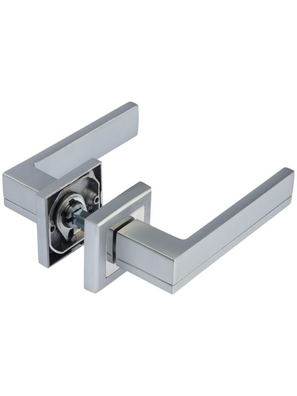 Ручка раздельная LOCKLAND 010 MSC, цвет матовый сатиновый хром