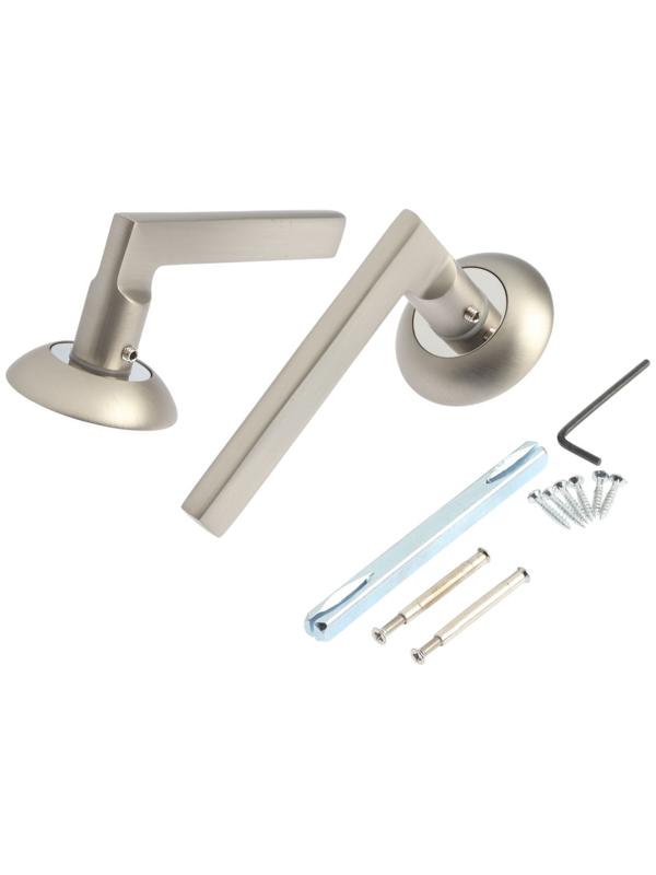 Ручка раздельная LOCKLAND 008 MSN, цвет матовый сатиновый никель