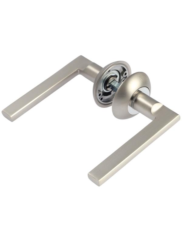 Ручка раздельная LOCKLAND 008 MSN, цвет матовый сатиновый никель