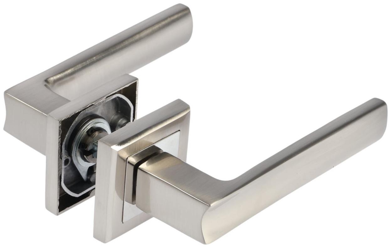 Ручка раздельная LOCKLAND 009 SN, цвет сатиновый никель