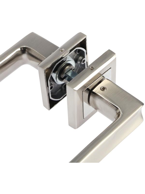 Ручка раздельная LOCKLAND 009 SN, цвет сатиновый никель