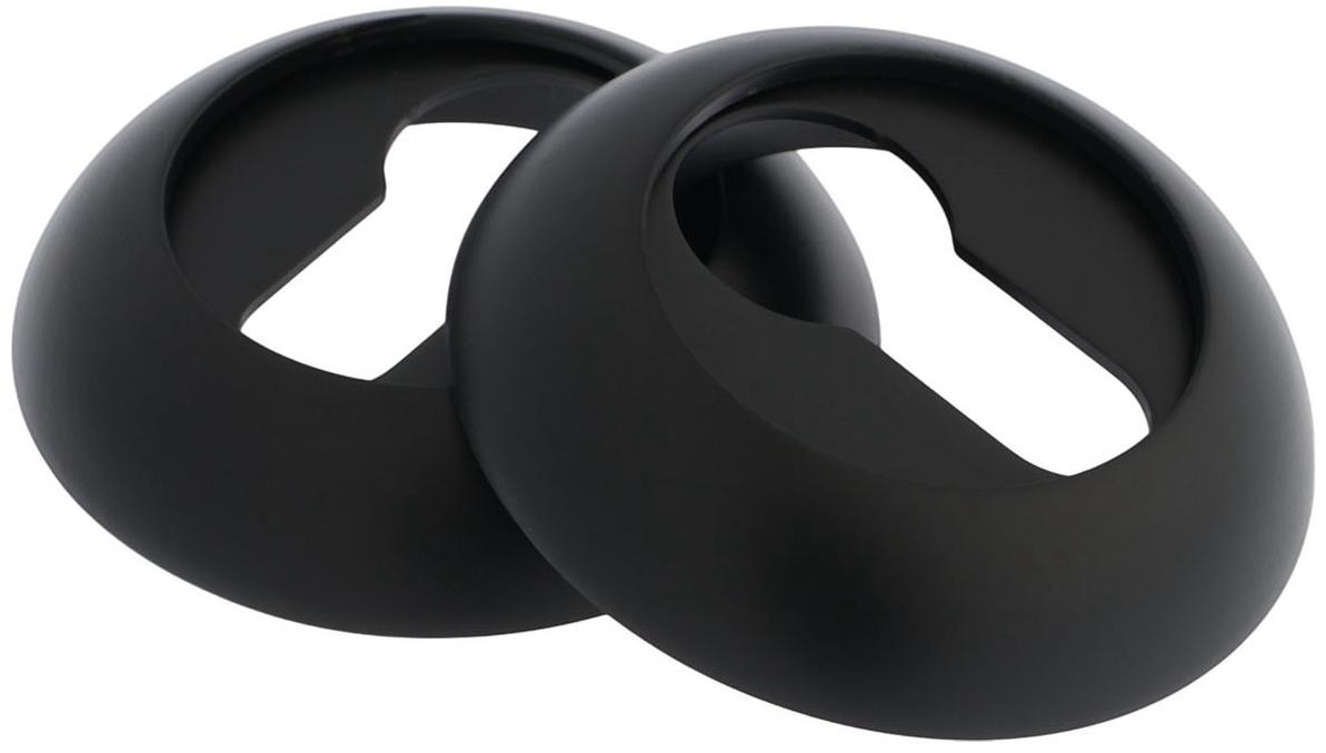 Накладка на цилиндровый механизм LOCKLAND, круглая, d=53 мм, с креплением, цвет черный