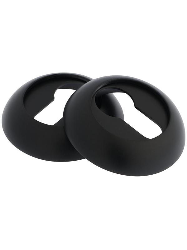 Накладка на цилиндровый механизм LOCKLAND, круглая, d=53 мм, с креплением, цвет черный