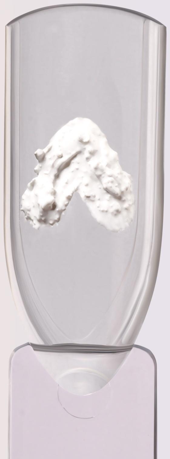 Гель для ногтей, гипсовый, фактурный, 8 мл, LED/UV, белый