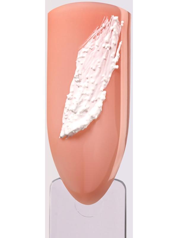 Гель для ногтей, гипсовый, фактурный, 8 мл, LED/UV, белый