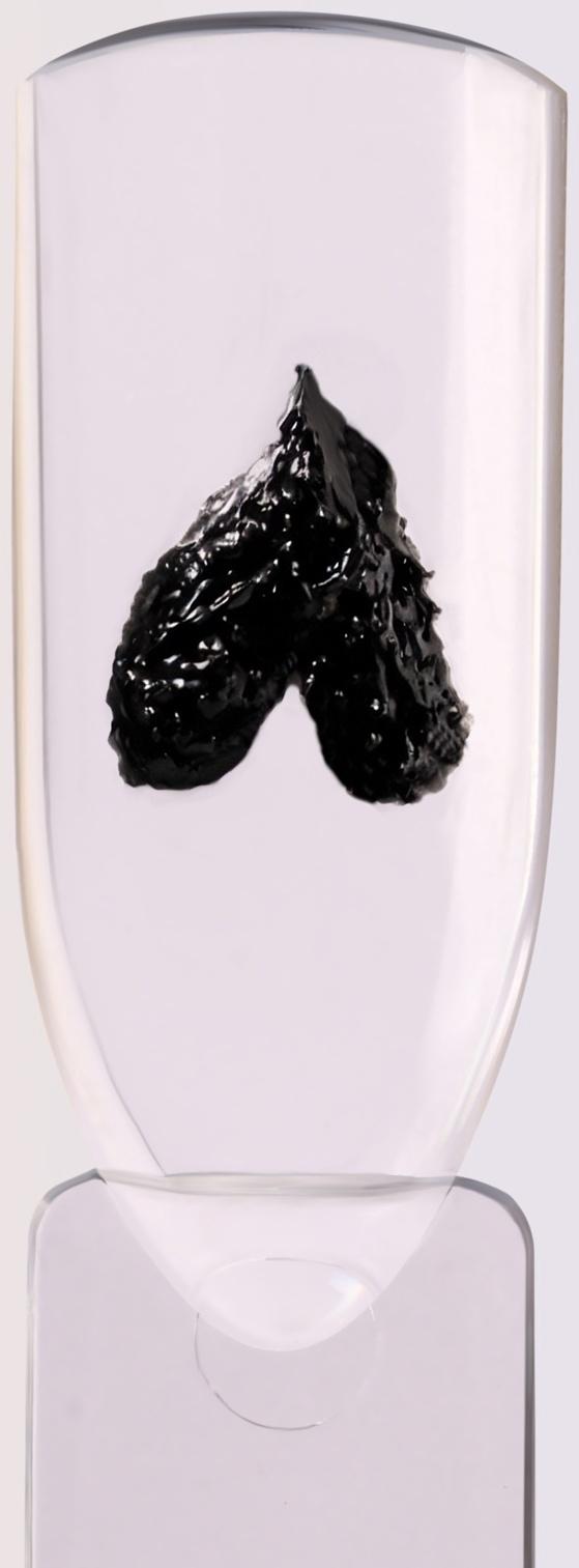 Гель для ногтей, гипсовый, фактурный, 8 мл, LED/UV, чёрный