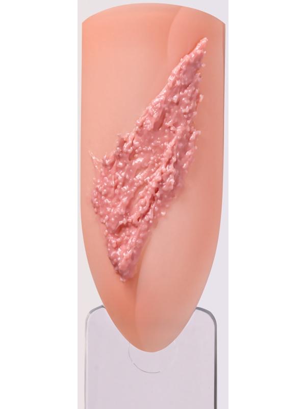 Гель для ногтей, гипсовый, фактурный, 8 мл, LED/UV, розовый