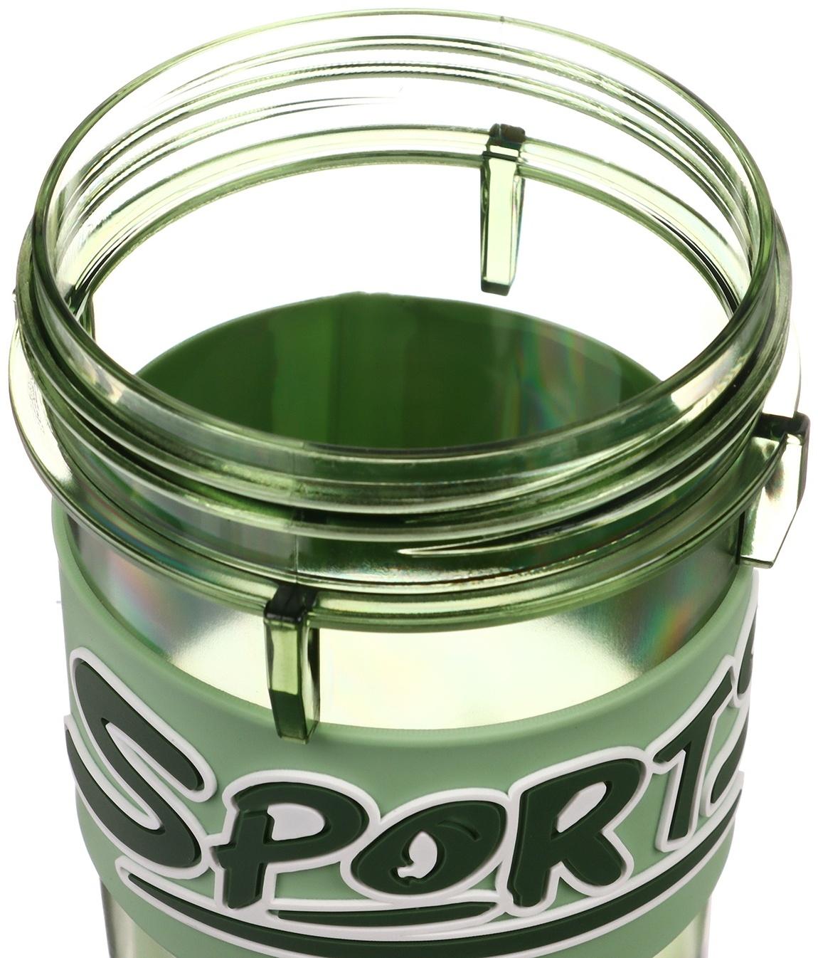 Шейкер спортивный для коктейлей, 600 мл, 20 х 10 х 7 см