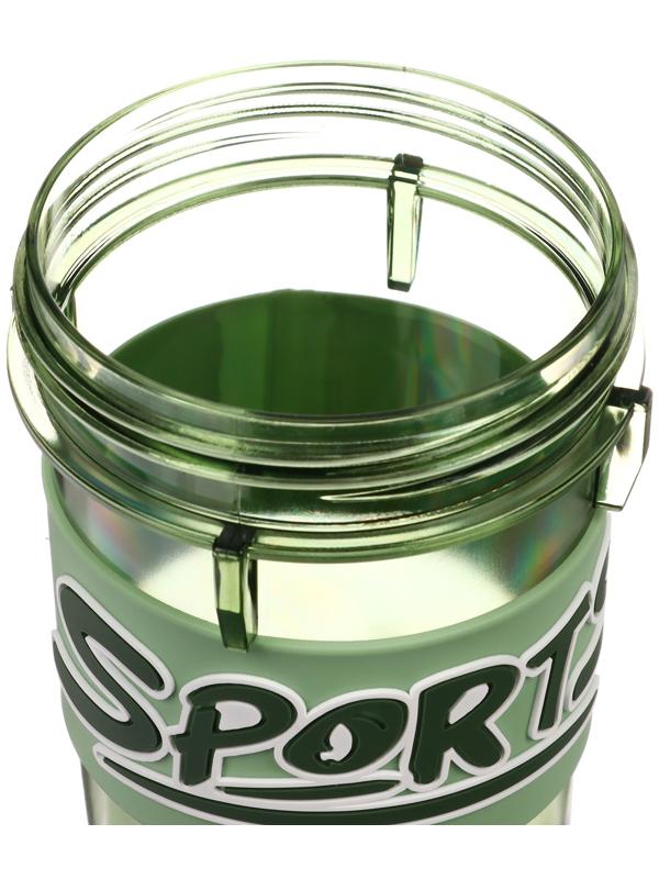 Шейкер спортивный для коктейлей, 600 мл, 20 х 10 х 7 см