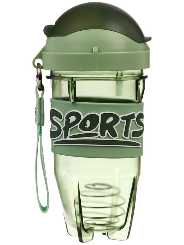 Шейкер спортивный для коктейлей, 600 мл, 20 х 10 х 7 см