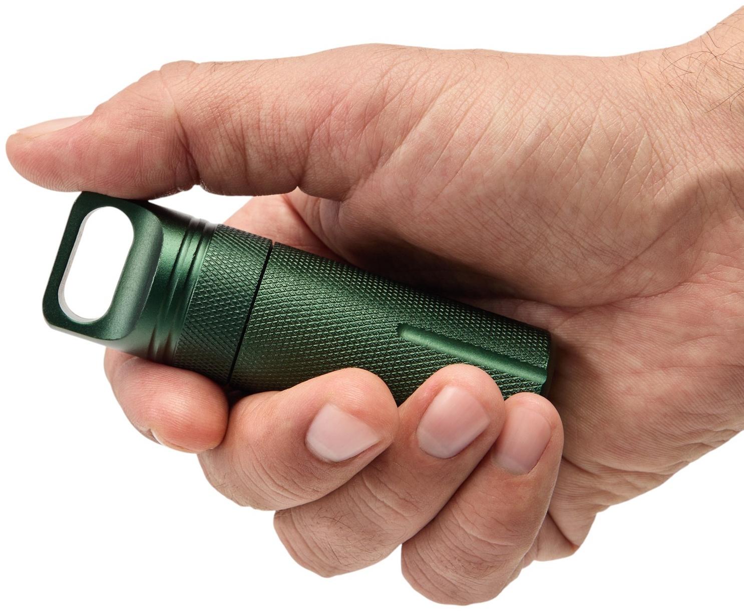 Водонепроницаемый брелок-контейнер для мелочей, олива, 11 см