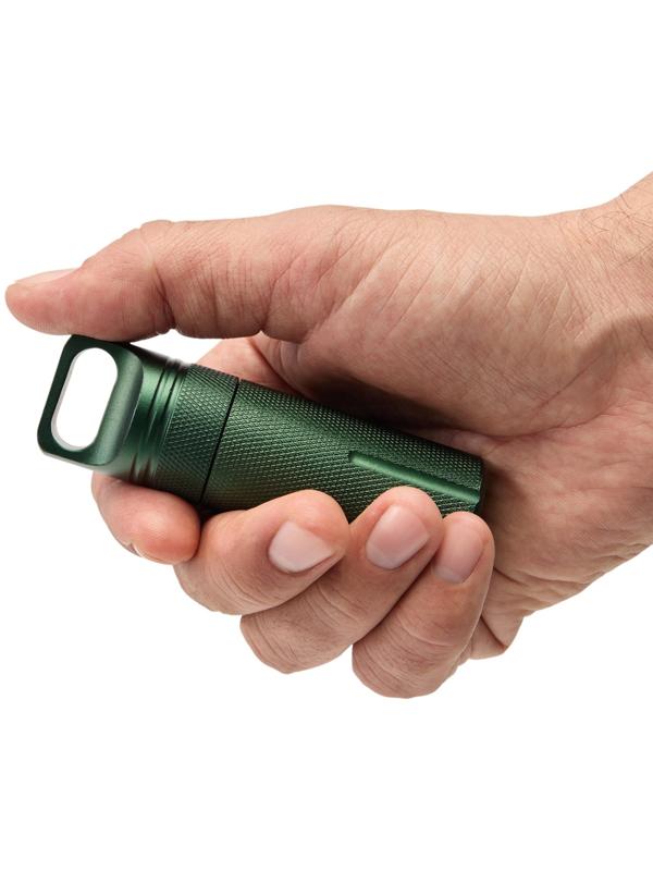Водонепроницаемый брелок-контейнер для мелочей, олива, 11 см