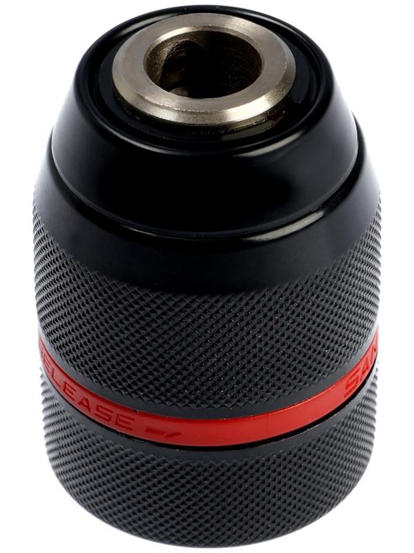 Патрон для дрели ТУНДРА, быстрозажимной, цельнометаллический, 1/2