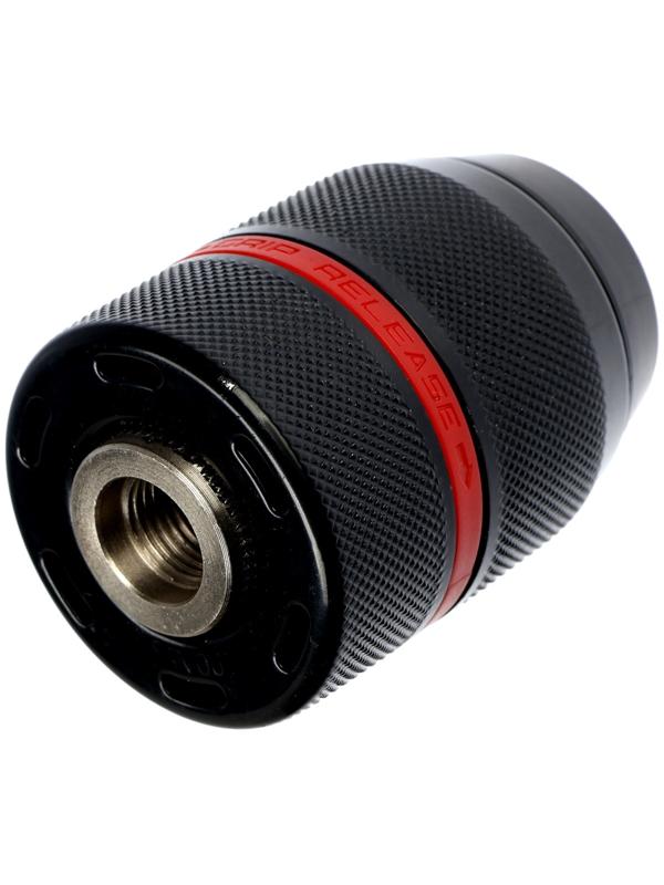 Патрон для дрели ТУНДРА, быстрозажимной, цельнометаллический, 1/2