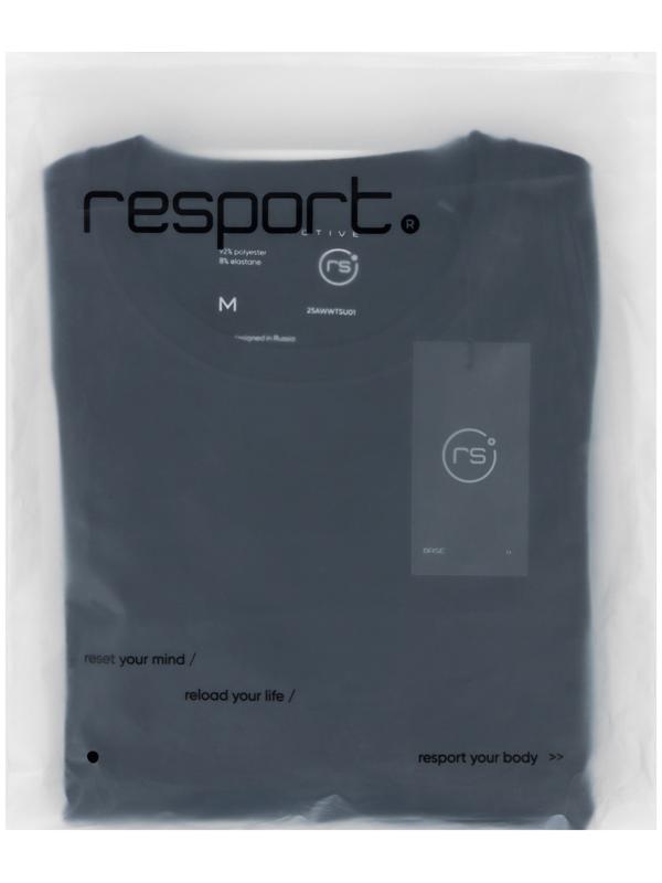 Термобельё женское Resport, комплект: лонгслив, лосины, р. 44, чёрное