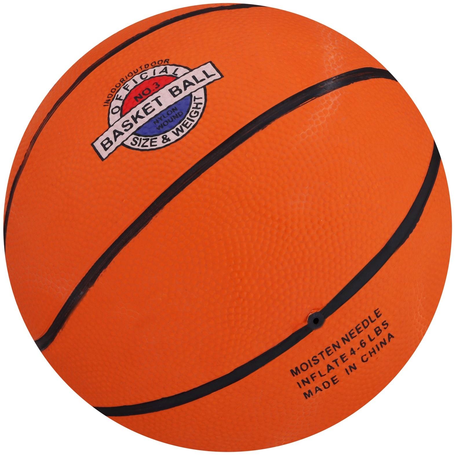 Мяч баскетбольный Minsa CLASSIC, р. 3 (вес 310 гр, резина, резиновая камера)