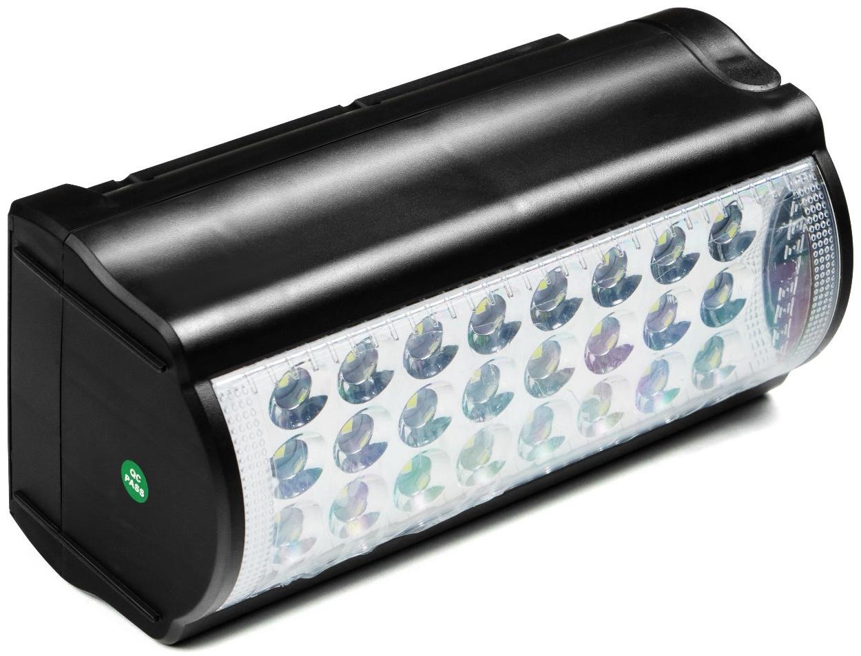 Фонарь аккумуляторный светодиодный, USB, 24 LED, 60 ч, 1000 лм, 3 режима, 4500 мАч