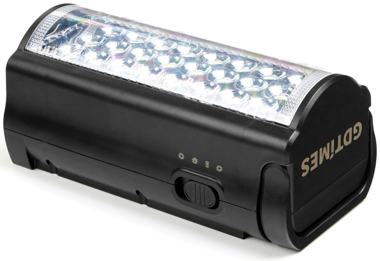 Фонарь аккумуляторный светодиодный, USB, 24 LED, 60 ч, 1000 лм, 3 режима, 4500 мАч