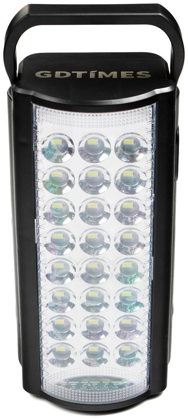 Фонарь аккумуляторный светодиодный, USB, 24 LED, 60 ч, 1000 лм, 3 режима, 4500 мАч