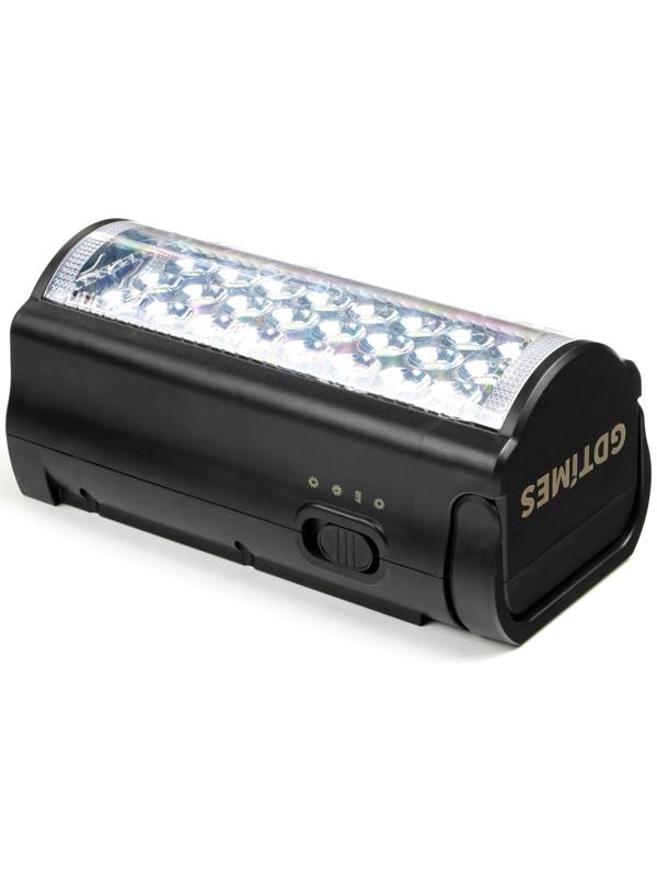 Фонарь аккумуляторный светодиодный, USB, 24 LED, 60 ч, 1000 лм, 3 режима, 4500 мАч