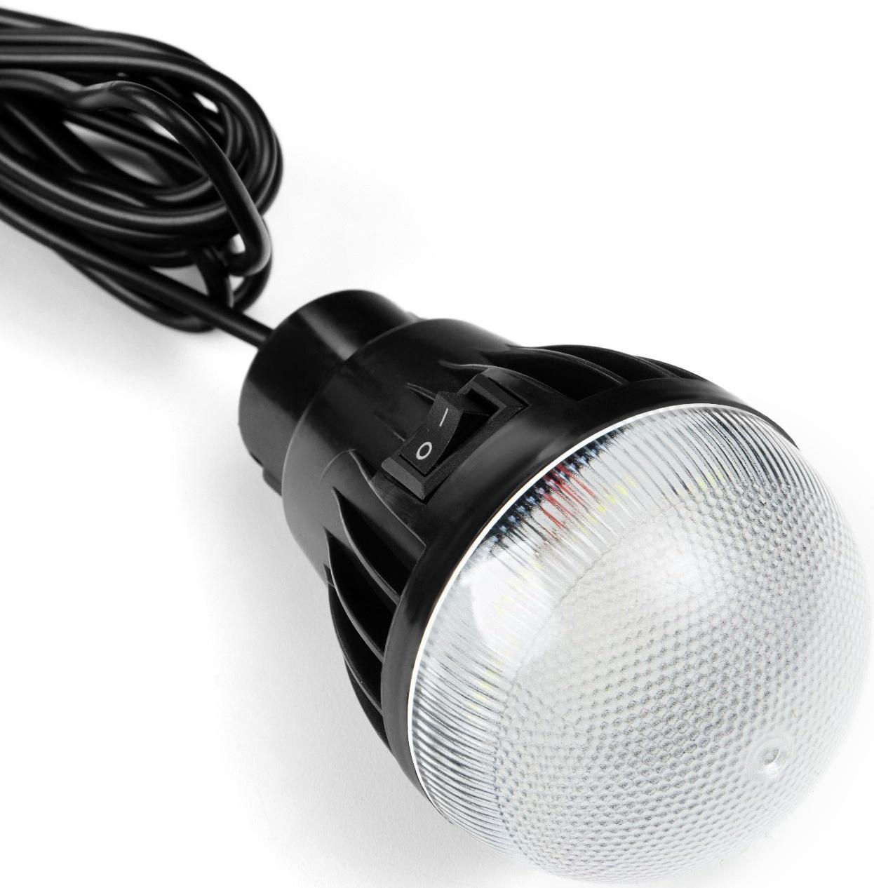 Фонарь кемпинговый аккумуляторный на солнечной батарее, 4 режима