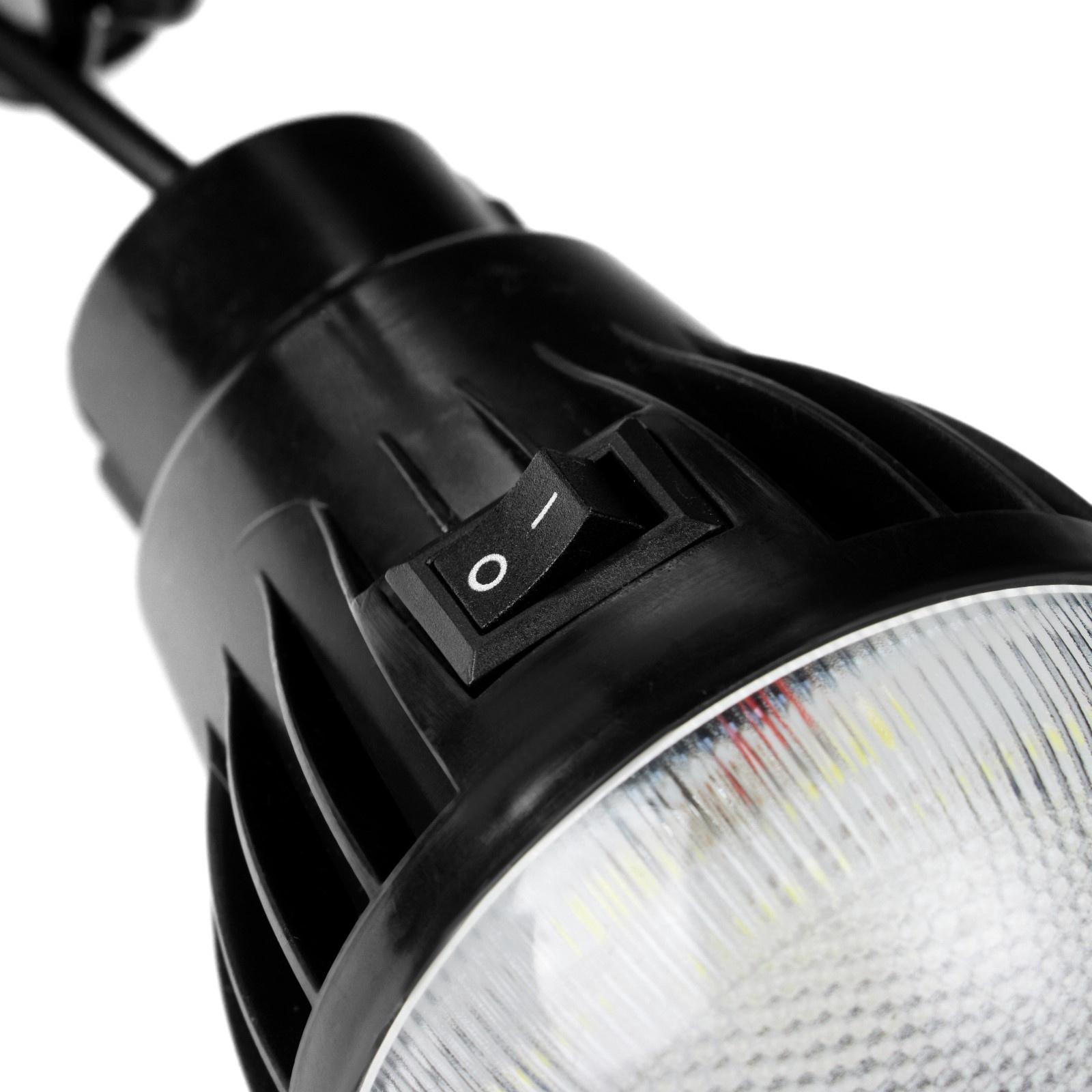 Фонарь кемпинговый аккумуляторный на солнечной батарее, 4 режима