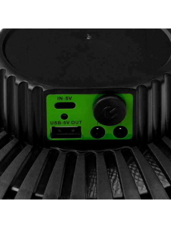 Фонарь кемпинговый аккумуляторный на солнечной батарее, 4 режима