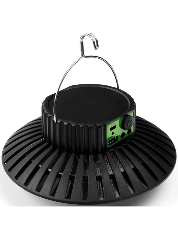 Фонарь кемпинговый аккумуляторный на солнечной батарее, 4 режима