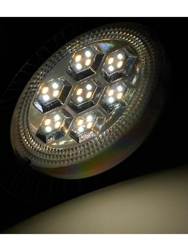 Фонарь кемпинговый аккумуляторный на солнечной батарее, 4 режима