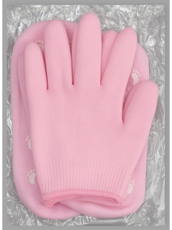 Набор увлажняющий, перчатки/носочки, ONE SIZE, розовый