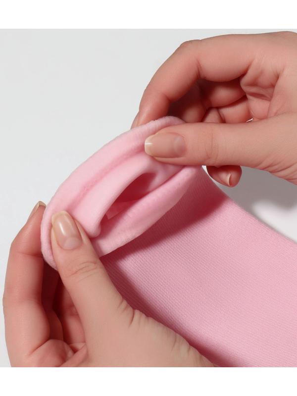 Набор увлажняющий, перчатки/носочки, ONE SIZE, розовый