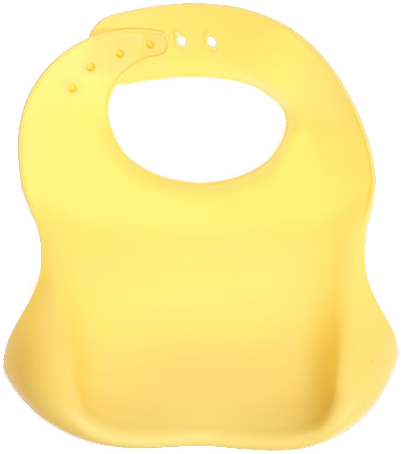 Набор для кормления, пищевой силикон, цвет жёлтый